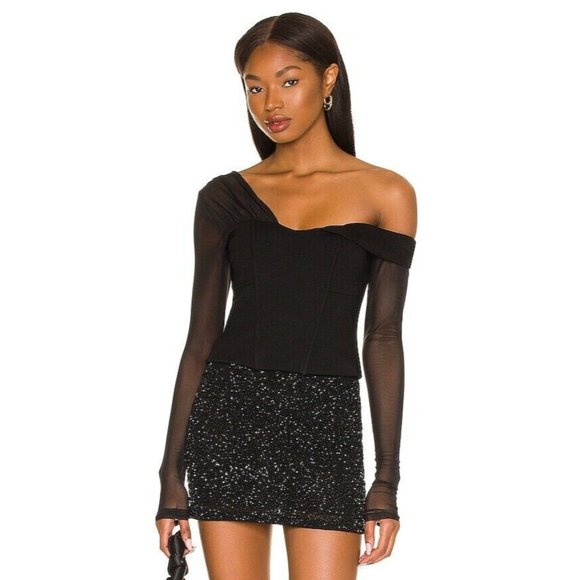 Bailey 44 Tops - Bailey 44 Faith Top Black Sheer